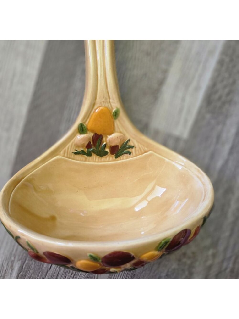 Arnel's 1970s Mushroom Ceramic Wall Ladle Cottagecore Kitchen Decor Boho - Picture 4 of 12